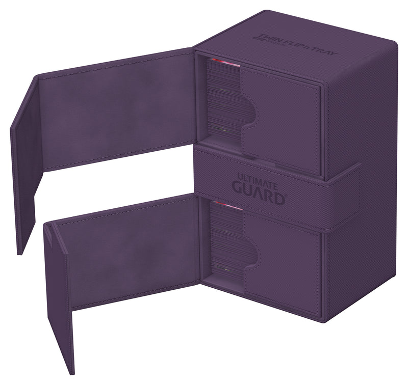 Ultimate Guard Twin Flip 'n' Tray: Purple (160+) Product Type Unknown Ultimate Guard