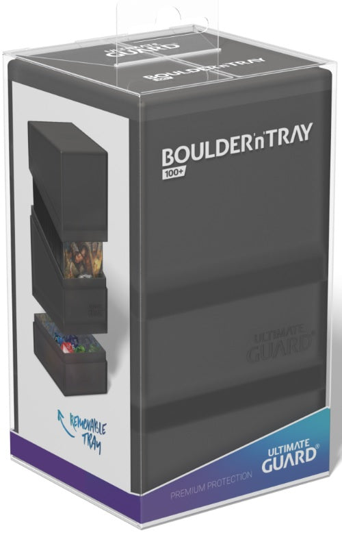 Ultimate Guard: Boulder n Tray 100+ Deck Case (Onyx) Deck Boxes & Storage Ultimate Guard