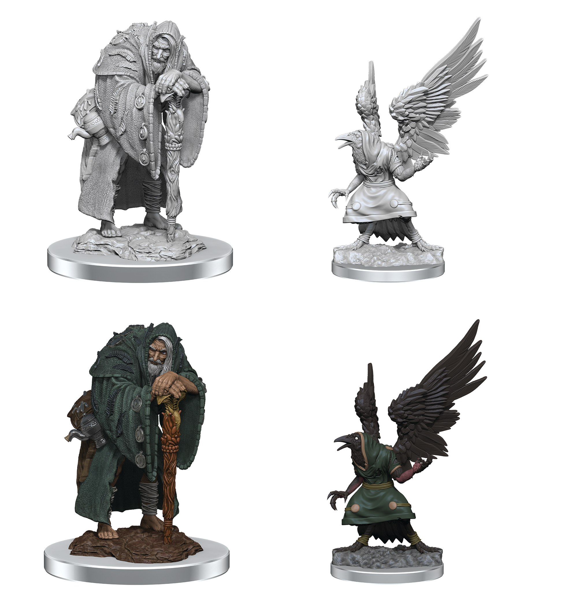 D&D Nolzur's Marvelous Miniatures: W19 Wereravens Unpainted Miniatures WizKids
