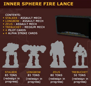 BattleTech: ForcePack - Inner Sphere Fire Lance BattleTech Catalyst Game Labs   