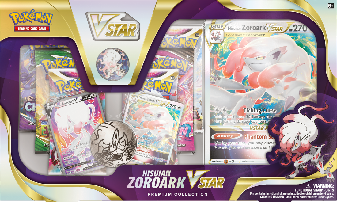Pokémon Hisuian Zoroark VSTAR Premium Collection Pokemon Sealed Pokémon   