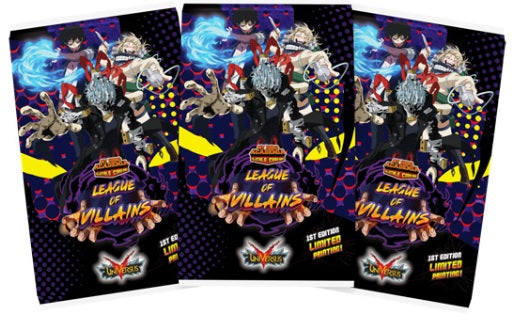 UniVersus: My Hero Academia CCG: League of Villains Booster Box Collectible Trading Cards Jasco Games