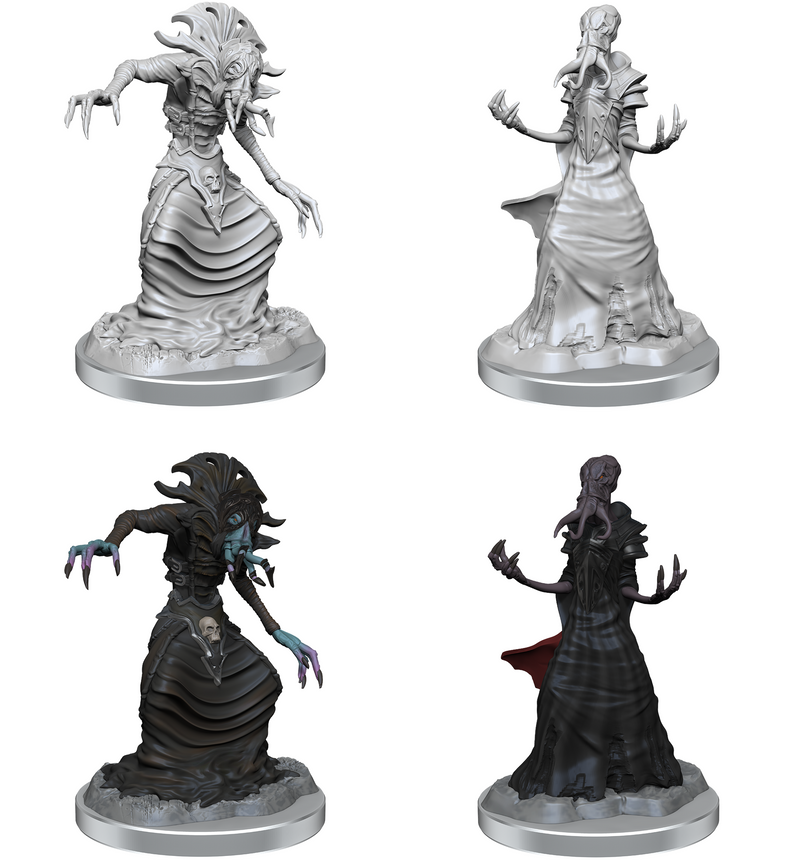 D&D Nolzur's Marvelous Miniatures: W18 Mind Flayers Unpainted Miniatures WizKids