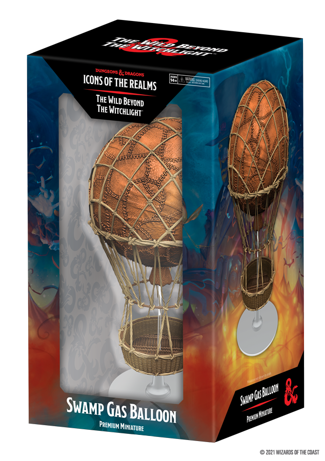 D&D Icons of the Realms: Swamp Gas Balloon RPG Miniatures WizKids   