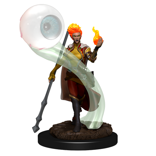 D&D Icons of the Realms: Premium Miniature - Fire Genasi Wizard (Female) RPG Miniatures WizKids