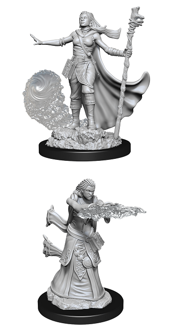 D&D Nolzur's Marvelous Miniatures: W11 Human Wizard Female Unpainted Miniatures WizKids