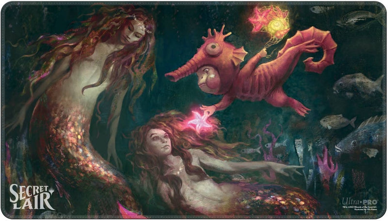 Ultra Pro: Holofoil Playmat - "Deepglow Skate" MTG Secret Lair Nils Hamm Artist Series Playmats Ultra Pro
