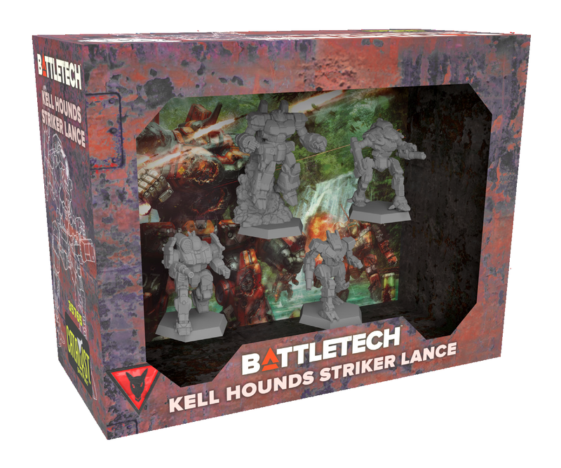 BattleTech: Mercenary ForcePack - Kell Hounds Striker Lance BattleTech Catalyst Game Labs   