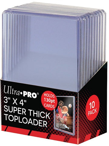 Ultra Pro: Super Thick 130pt Toploader Card Holders (10-Pack) Card Holders & Protectors Ultra Pro