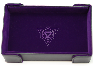 Die Hard Dice: Castle Magnetic Rectangle Tray Purple Dice & Gaming Accessories Die Hard Dice
