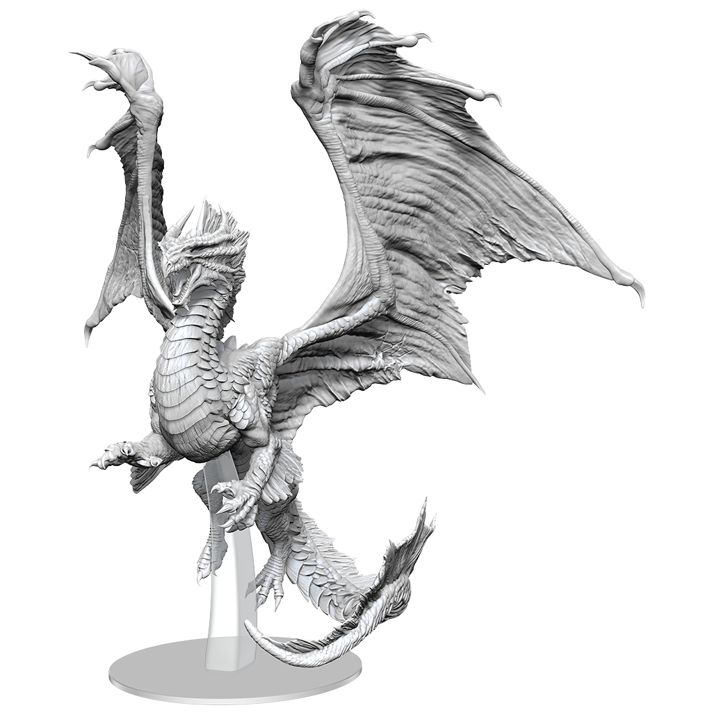 D&D Nolzur's Marvelous Miniatures: Adult Bronze Dragon Unpainted Miniatures WizKids