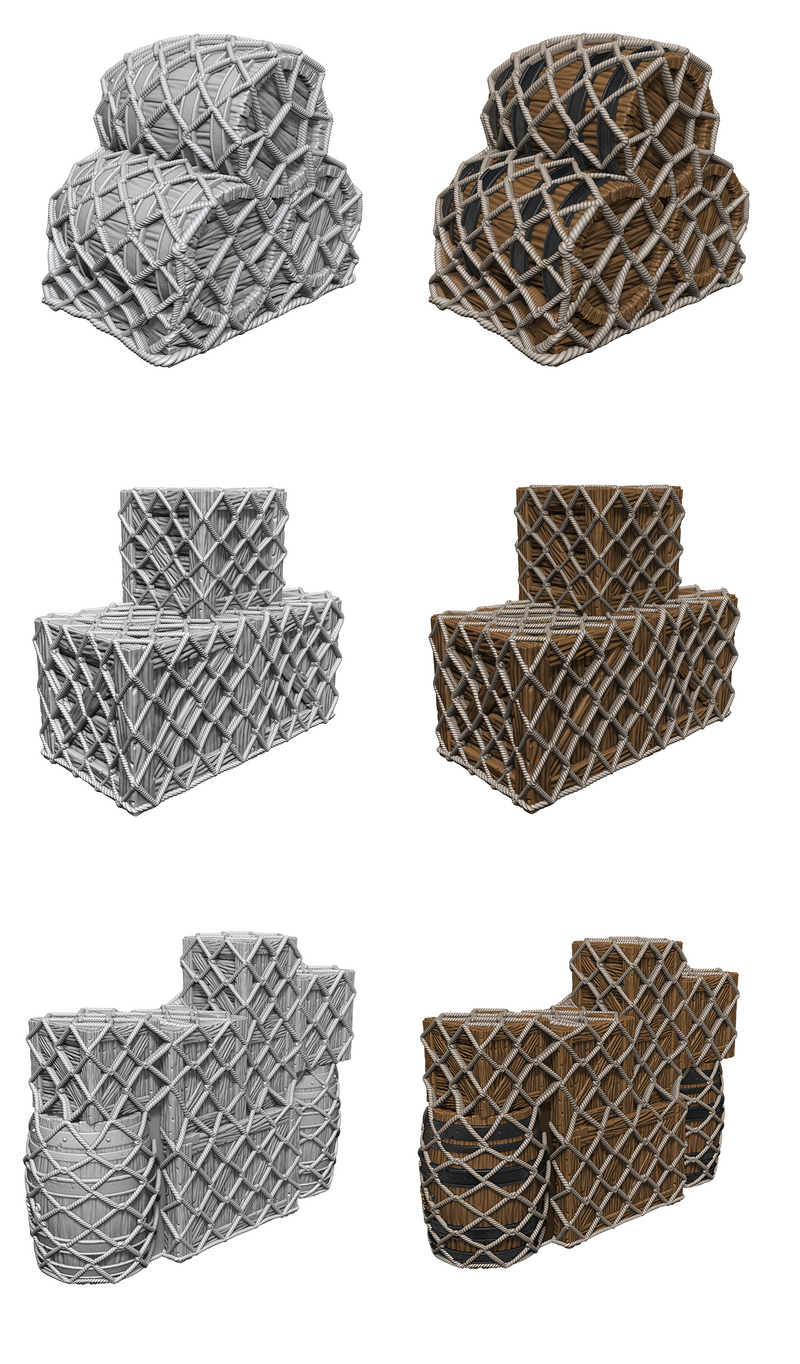 WizKids Unpainted Miniautures: W19 Ship's Crew Box Set Unpainted Miniatures WizKids