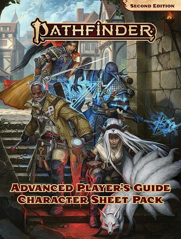 Pathfinder 2nd Edition: Advanced Player's Guide Character Sheet Pack Pathfinder Paizo Publishing   