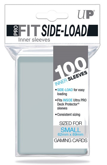 Ultra Pro: Small Pro-Fit Side Loading 100CT Sleeves - Ultra Pro Card Sleeves Ultra Pro