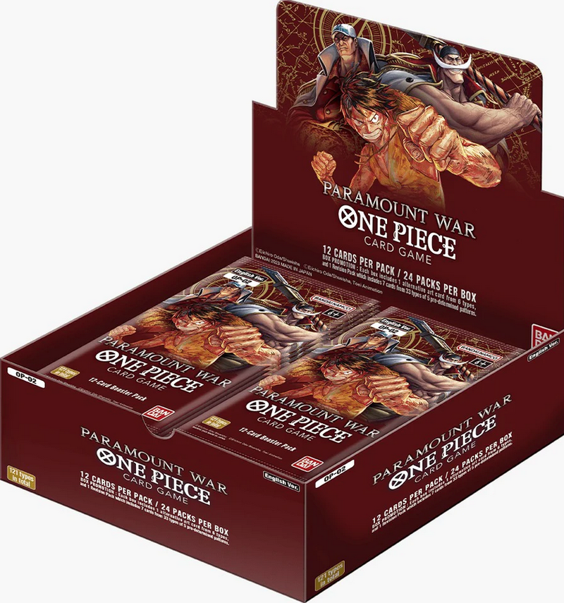 One Piece: Paramount War - Booster Box [OP-02] One Piece Sealed Bandai   