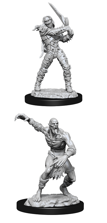 D&D Nolzur’s Marvelous Miniatures: W11 Wight and Ghast RPG Miniatures WizKids   