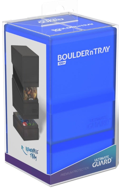 Ultimate Guard: Boulder n Tray 100+ Deck Case (Sapphire) Deck Boxes & Storage Ultimate Guard