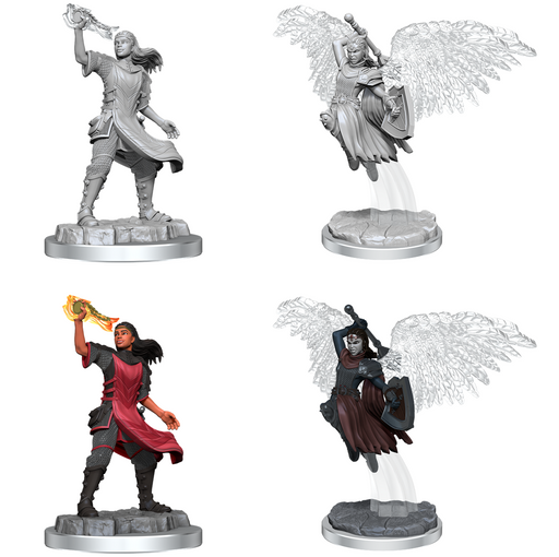 D&D Nolzur's Marvelous Miniature's: W20 Female Aasimar Cleric Unpainted Miniatures WizKids
