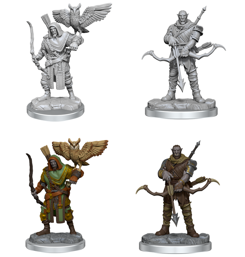 D&D Nolzur's Marvelous Miniatures: W17 Orc Ranger Male Unpainted Miniatures WizKids