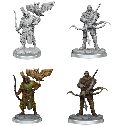 D&D Nolzur's Marvelous Miniatures: W17 Orc Ranger Male Unpainted Miniatures WizKids