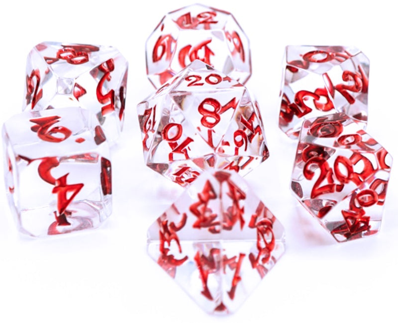 Die Hard Dice: Isa Lifeblood Avalore 7-Die Set Dice & Gaming Accessories Die Hard Dice