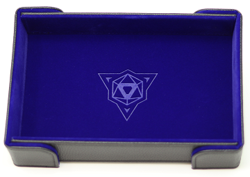 Die Hard Dice: Castle Magnetic Rectangle Tray Blue Dice & Gaming Accessories Die Hard Dice