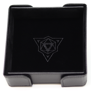 Die Hard Dice: Castle Magnetic Square Tray Black Dice & Gaming Accessories Die Hard Dice