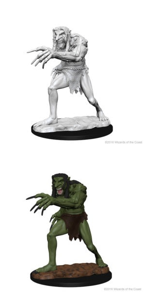 D&D Nolzur's Marvelous Miniatures: W1 Troll Unpainted Miniatures WizKids