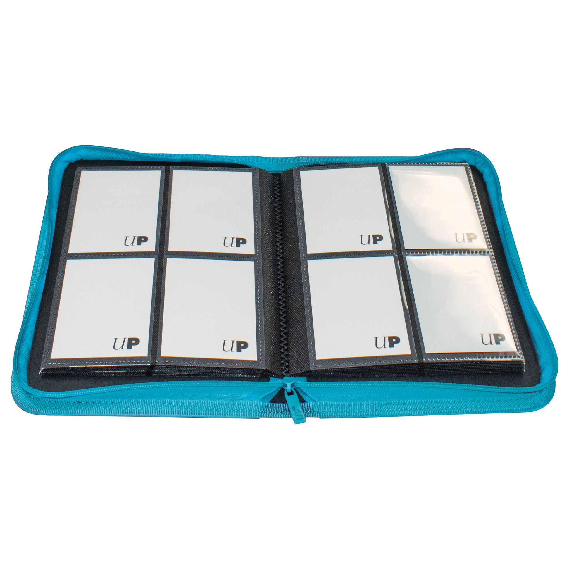 Ultra Pro: Pro Binder Vivid 4-Pocket Zippered Teal Binders & Pages Ultra Pro
