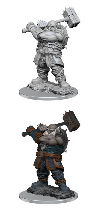 D&D Nolzur's Marvelous Miniatures: W19 Enlarged Duergar Unpainted Miniatures WizKids