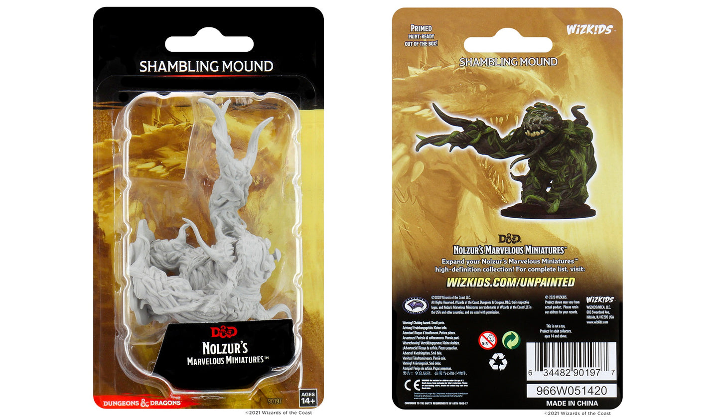 D&D Nolzur's Marvelous Miniatures: W6 Shambling Mound Unpainted Miniatures WizKids