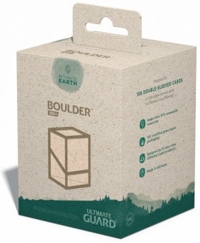 Ultimate Guard: Return to Earth Boulder 100+ Deck Case (Natural) Deck Boxes & Storage Ultimate Guard