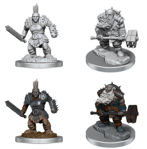 D&D Nolzur's Marvelous Miniatures: W18 Duergar Fighters Unpainted Miniatures WizKids