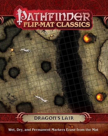 Pathfinder Flip-Mat Classics: Dragon's Lair Tabletop RPGs Paizo Publishing