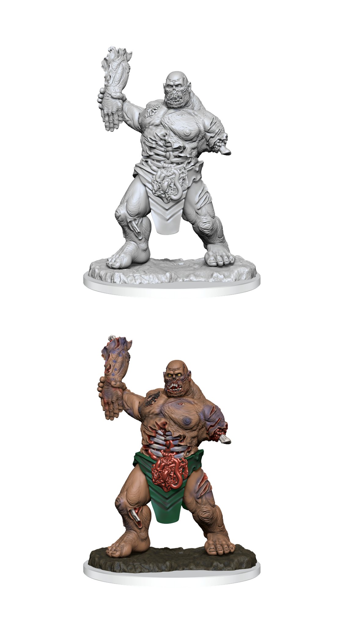 Pathfinder Battles Miniatures: W16 Zombie Brute RPG Miniatures WizKids   