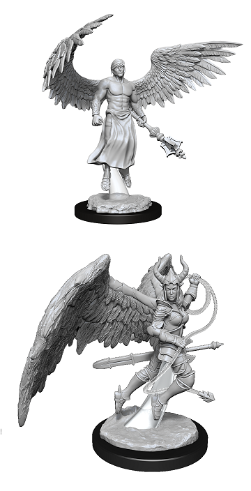 D&D Nolzur’s Marvelous Miniatures: W13 Deva and Erinyes RPG Miniatures WizKids   