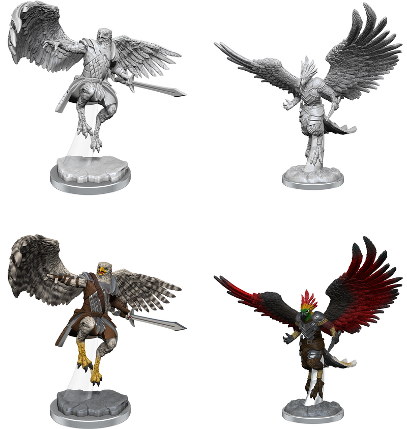 D&D Nolzur's Marvelous Miniatures: W18 Aarakocra Paladins Unpainted Miniatures WizKids