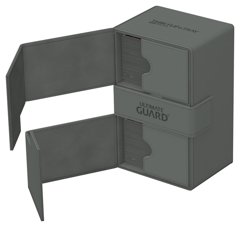 Ultimate Guard Twin Flip 'n' Tray: Grey (160+) Product Type Unknown Ultimate Guard