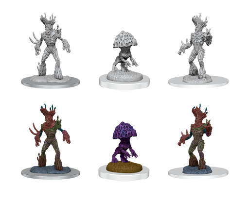 D&D Nolzur's Marvelous Miniatures: W16 Myconid Soverign and Sprouts Unpainted Miniatures Wizkids