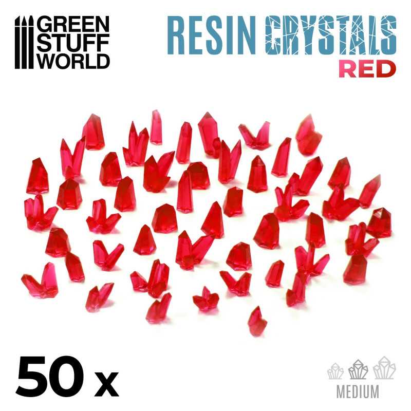 Green Stuff World: Resin - Medium Red Crystals