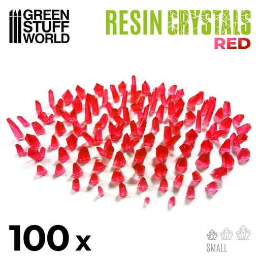 Green Stuff World: Resin - Small Red Crystals Model Tools & Glue Green Stuff World