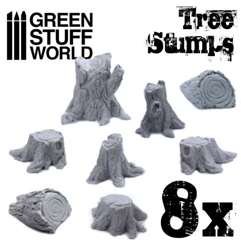Green Stuff World: Resin - Tree Stumps