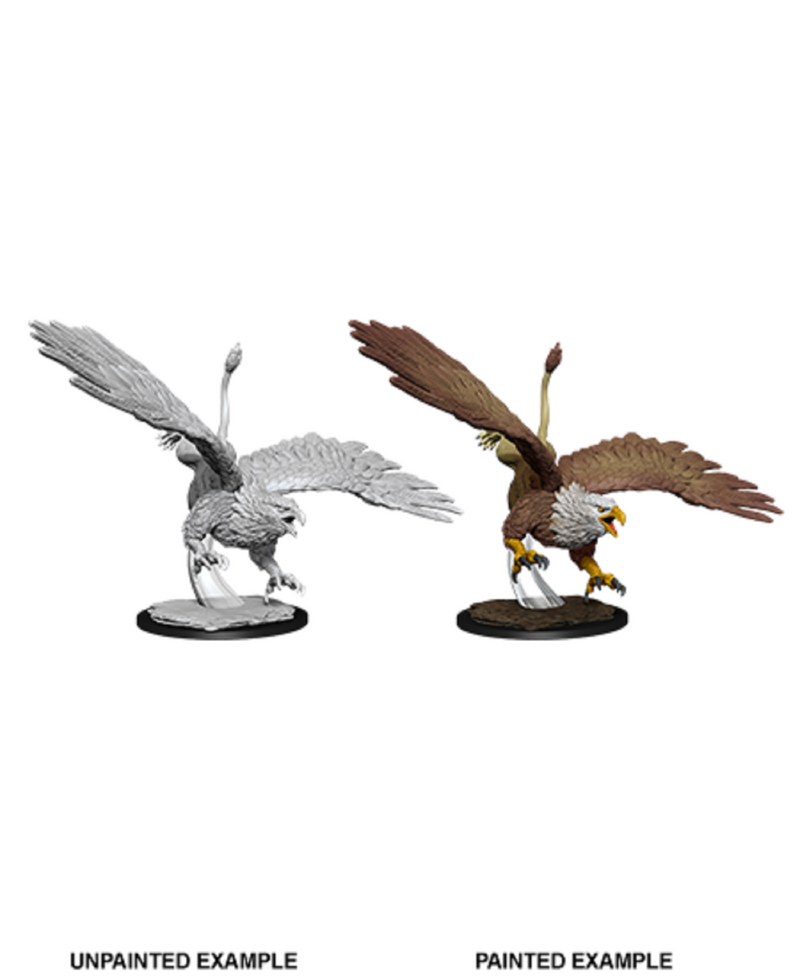 D&D Nolzur's Marvelous Miniatures: W12 Female Diving Griffon Unpainted Miniatures WizKids