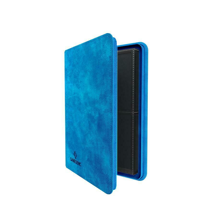 Gamegenic: 8-Pocket Zip-Up Album - Blue Binders & Pages Gamegenic