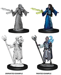 D&D Nolzur's Marvelous Miniatures: W9 Male Elf Wizard Unpainted Miniatures WizKids