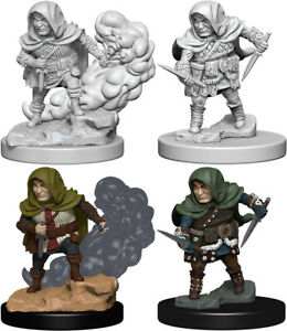 D&D Nolzur's Marvelous Miniatures: W1 Halfling Rogue Unpainted Miniatures WizKids