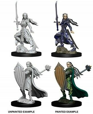 D&D Nolzur's Marvelous Miniatures: W9 Female Elf Paladin Unpainted Miniatures WizKids