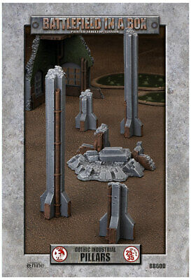 Battlefield in a Box: Gothic Industrial Pillars Terrain Gale Force Nine   