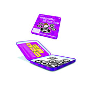 GoPlay Travel game: Magnetic Tic Tac Toe Board Games Wood Expressions   