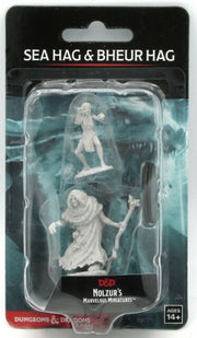 D&D Nolzur's Marvelous Miniatures: W12 Sea Hag & Bheur Hag Unpainted Miniatures WizKids